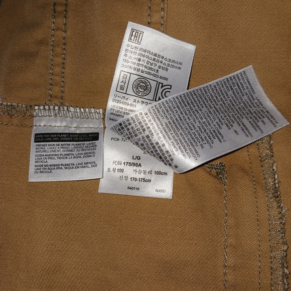 Levi's Premium Cheetah Print Trucker Jacket Men's size Large - Picture 9 of 10